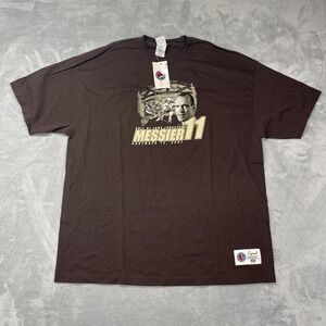 NWT Edmonton Oilers Shirt Mens 2XL Brown Bulletin NHL Hockey Mark Messier #11